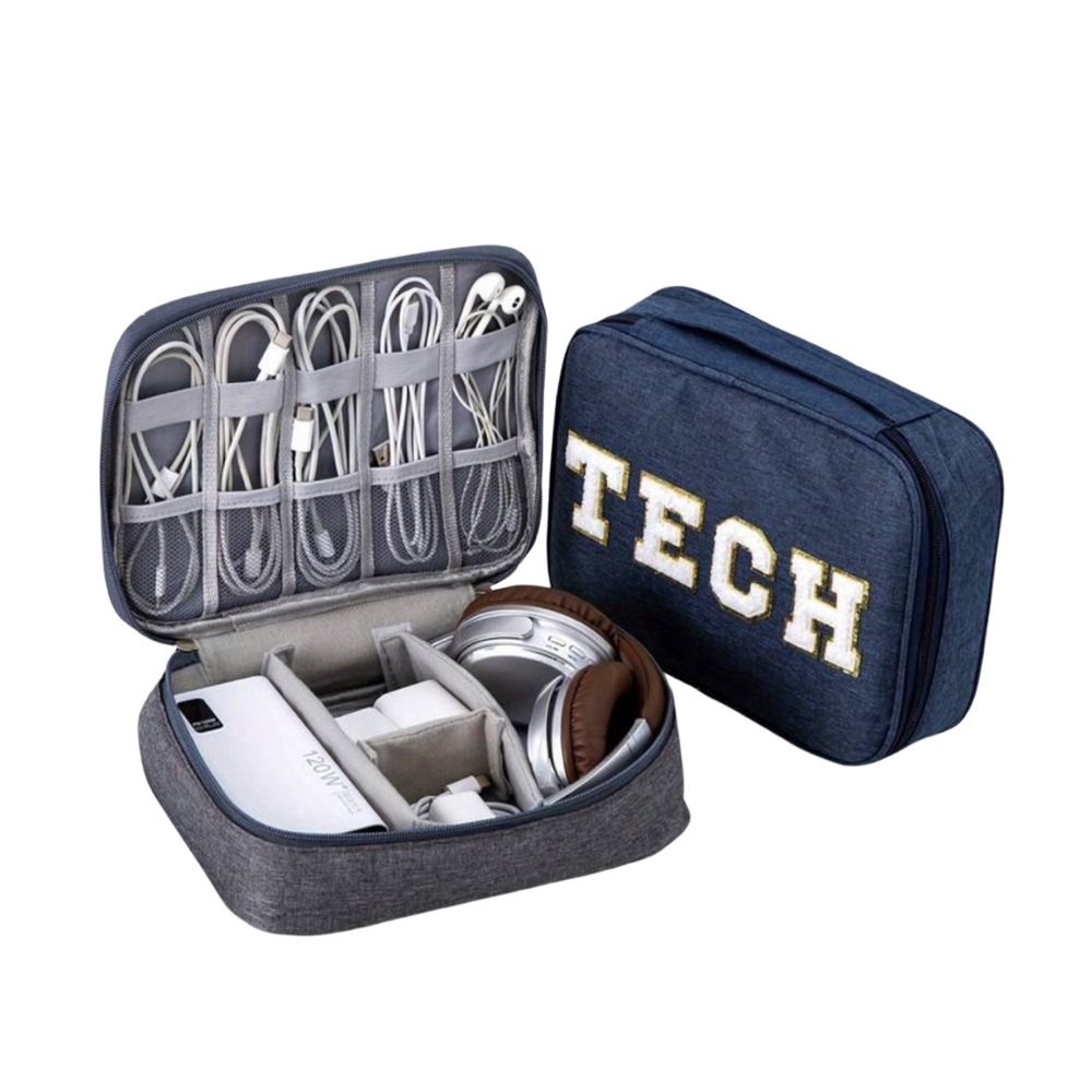 NWOT -Tech Organizer Bag - Blue